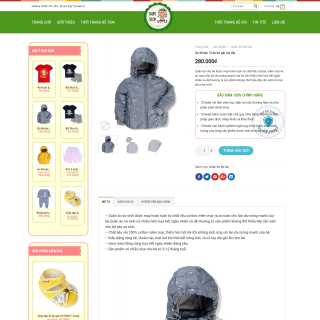 Theme WordPress Thời Trang đẹp cho Mẹ và Bé