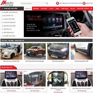 Theme wordpress kinh doanh phụ tùng xe hơi