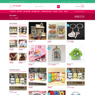 Theme WordPress bán gấu bông cute