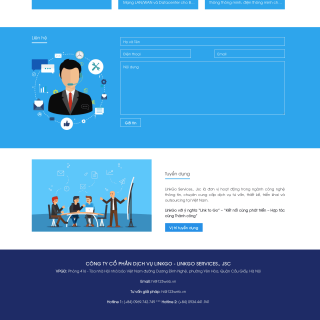 Theme WordPress giới thiệu công ty