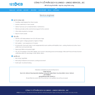 LinkGo - Theme WordPress giới thiệu công ty đẹp