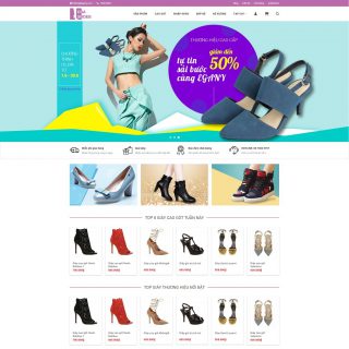 Theme wordpress kinh doanh giày dép Ega Shoes