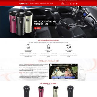 Theme wordpress bán máy lọc không khí trên oto tuyệt đẹp