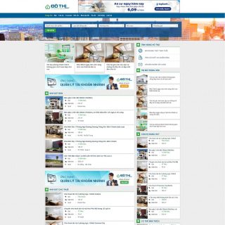 Theme wordpress bất động sản giới thiệu nhiều dự án