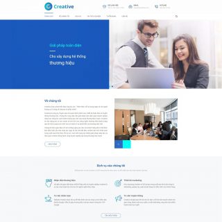 Theme WordPress công ty truyền thông, marketing, thương hiệu