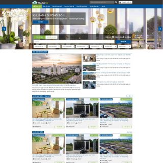 Theme WordPress bất động sản có tính năng đăng tin - MS25