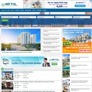 Theme WordPress bất động sản giống DoThi.Net