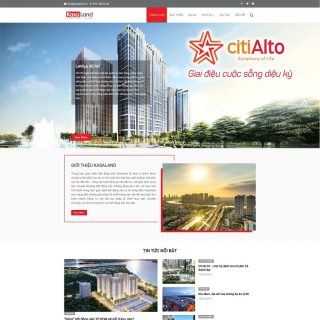 Theme WordPress sàn giao dịch bất động sản Kasaland