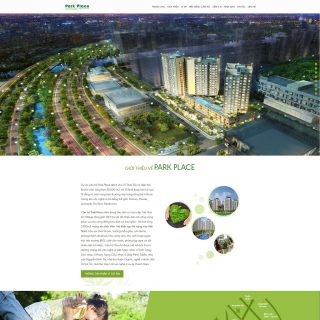 Theme WordPress giới thiệu dự án bất động sản Park Place