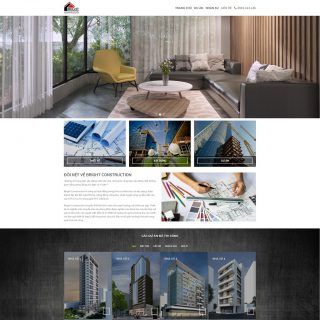 Theme Wordpress công ty kiến trúc Bright Construction