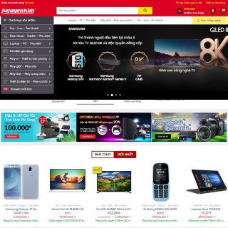 Theme WordPress bán hàng điện máy giống Nguyễn Kim