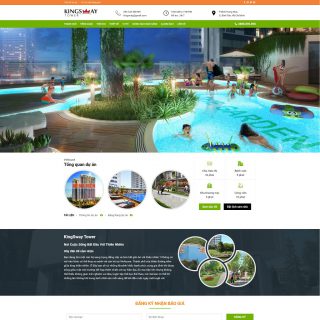 Theme Wordpress bất động sản dự án KingSway Tower