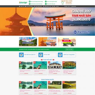 Theme WordPress giới thiệu tour du lịch Việt hóa