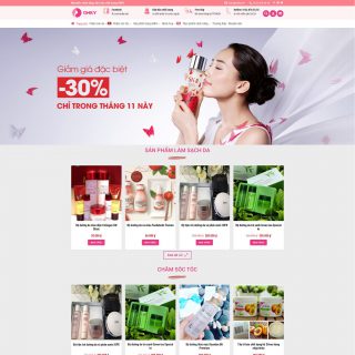 Theme WordPress bán mỹ phẩm đã Việt hóa Onky