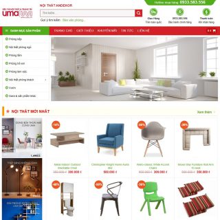 Theme nội thất WordPress đẹp mẫu số 3 - Giao diện web nội thất