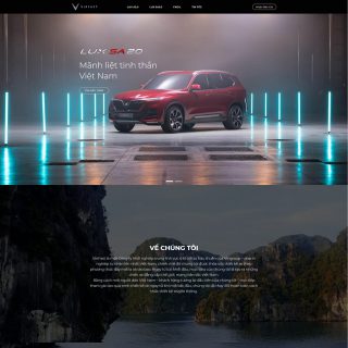 Theme Wordpress bán ô tô VinFast
