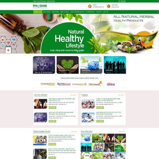 Theme WordPress giới thiệu công ty dược phẩm