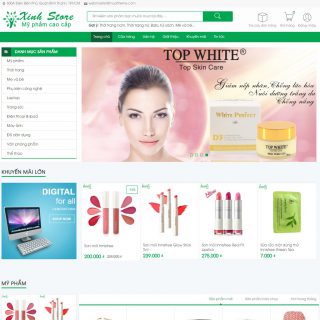 Theme Wordpress mỹ phẩm, dược phẩm, thực phẩm chức năng XinhStore