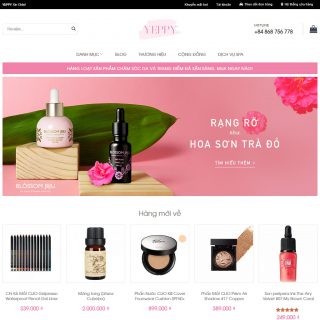 Theme WordPress bán mỹ phẩm Yeppy đẹp tuyệt vời