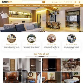 Theme WordPress nội thất mẫu số 10 - InteriArt