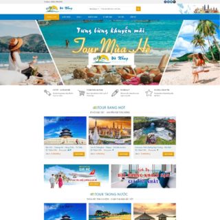 Giao diện WordPress du lịch Việt hóa mẫu số 3