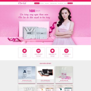 Theme Wordpress bán mỹ phẩm mẫu số 10