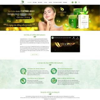 Giao diện Wordpress mỹ phẩm mẫu số 15