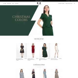 Giao diện wordpress thời trang mẫu số 7 - KKFashion