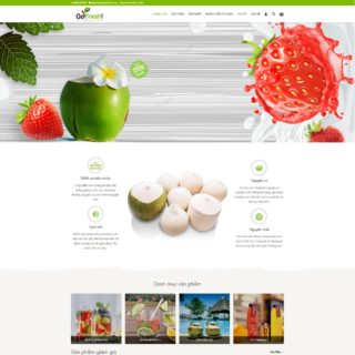Theme WordPress thực phẩm sạch, trái cây rau củ