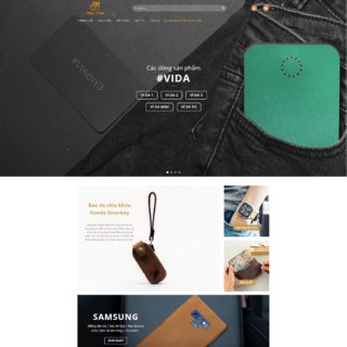 Theme Wordpress ví da thời trang mẫu số 1