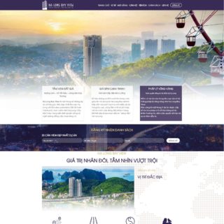 Theme Wordpres bất động sản mẫu số 12 - HaLong View Bay