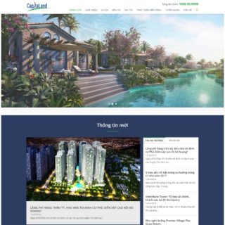 Giao diện web WordPress công ty bất động sản mẫu số 16