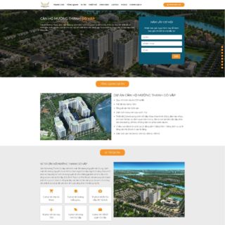 Landing Page Wordpress bất động sản Mường Thanh Gò Vấp