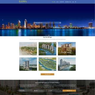 Theme Wordpres bất động sản EvoReal