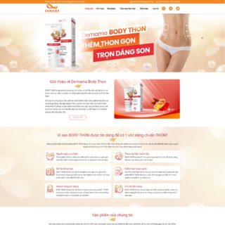 Giao diện web WordPress bán thực phẩm chức năng mẫu số 3