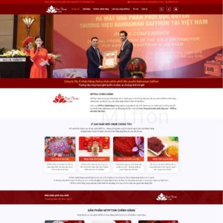 Giao diện web WordPress bán thực phẩm chức năng mẫu số 4