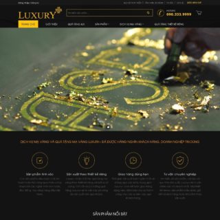 Giao diện Wordpress nội thất số 14 - quà tặng mạ vàng