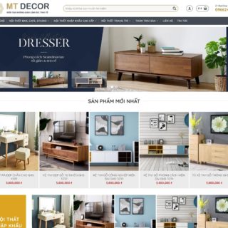 Giao diện web WordPress nội thất mẫu số 18 - Theme WP nội thất