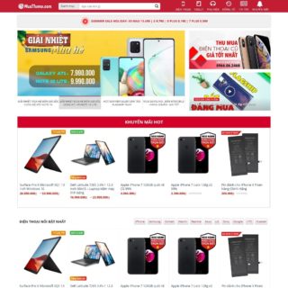 Theme Wordpress giống thế giới di động mẫu số 3