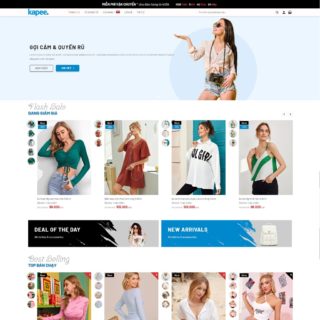 Theme wordpress thời trang cao cấp số 10 - Kapee