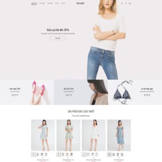 Giao diện wordpress thời trang mẫu số 8 - Marseille