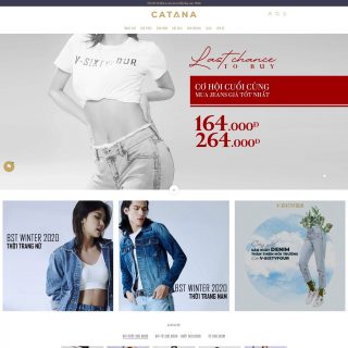 Theme WordPress thời trang mẫu số 21 - Giao diện web