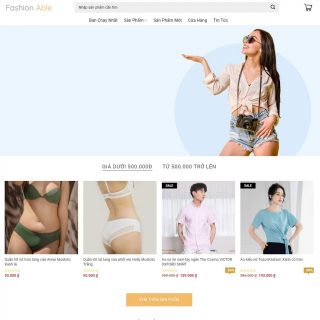 Theme WordPress thời trang mẫu số 22 - Giao diện web Flatsome