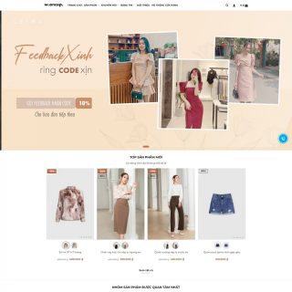 Theme WordPress thời trang mẫu số 23 - Giao diện web Flatsome