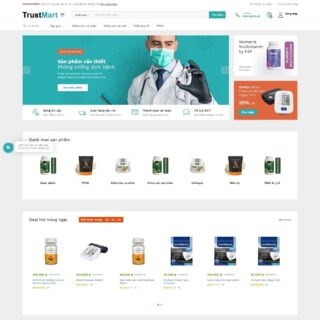 Theme WordPress Elementor nhà thuốc, dược phẩm số 1